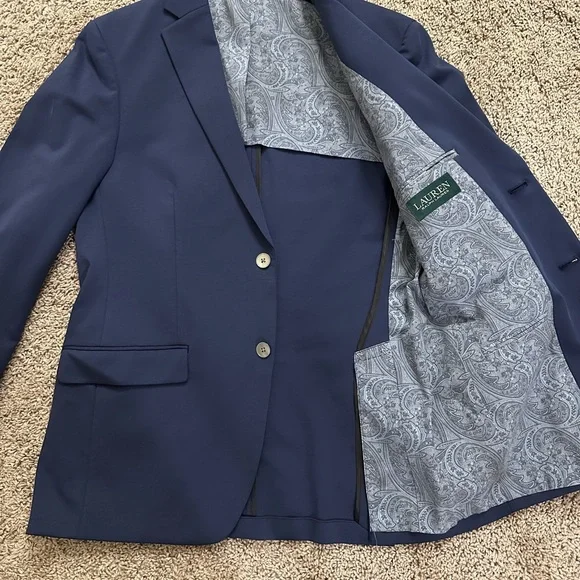 Navy Ralph Lauren Sports Coat - Picture 3 of 5